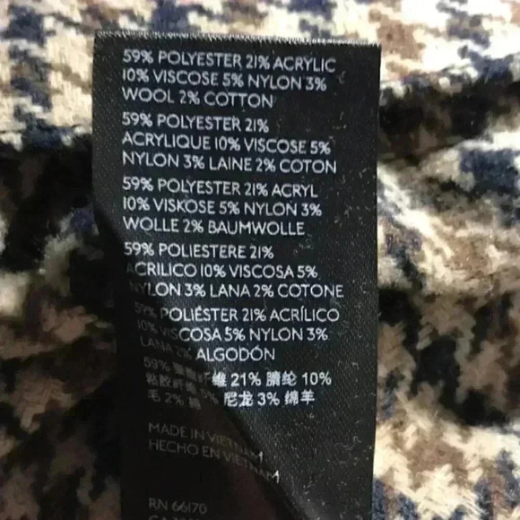 Free People Maryam Houndstooth Paper-Bag Slack size M - Picture 7 of 7